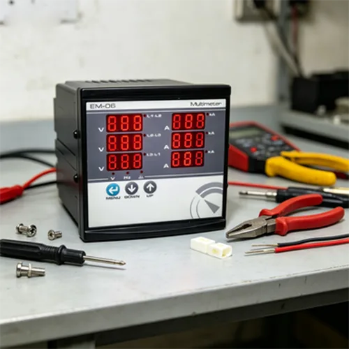 EM-06 Digital Panel Multimeter with 3×6 Digit LED Display